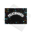 Felicidades confetti Greeting card by La Vie Bien