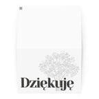Dziękuję Polish Greeting card by La Vie Bien