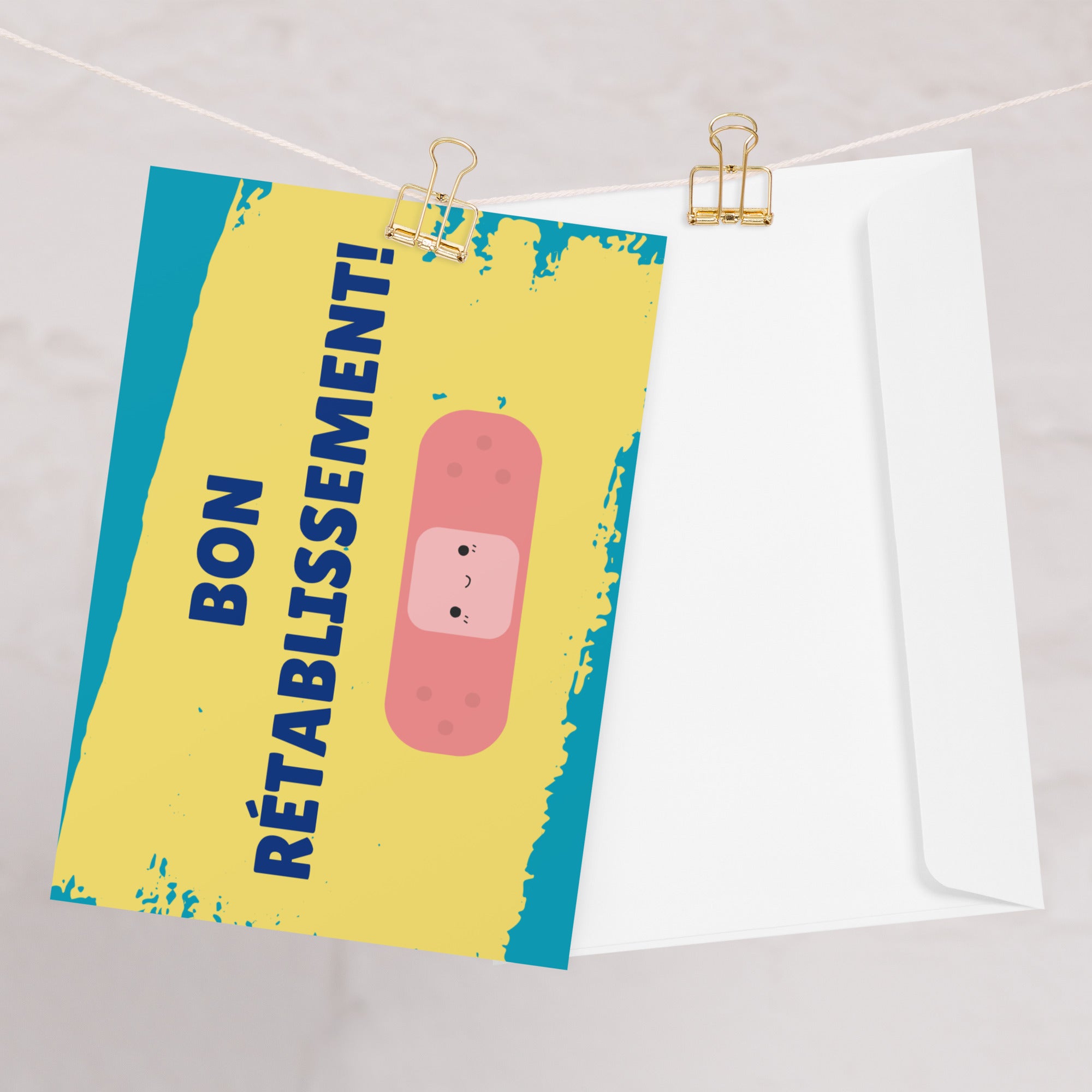 Bon rétablissement Greeting card