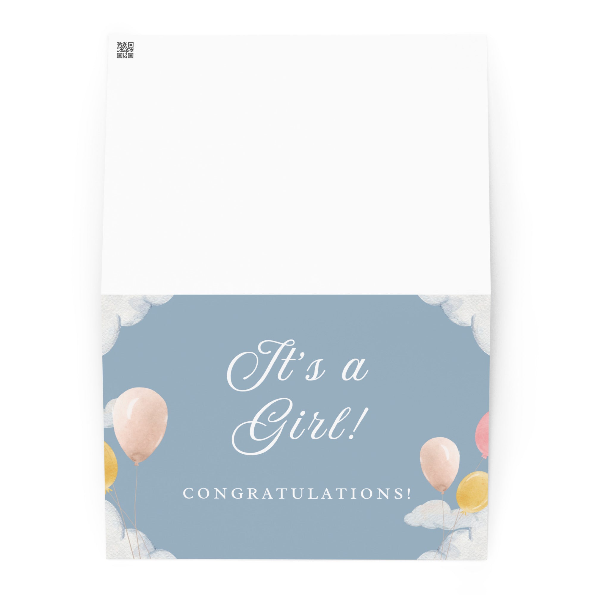 It's a girl Greeting card