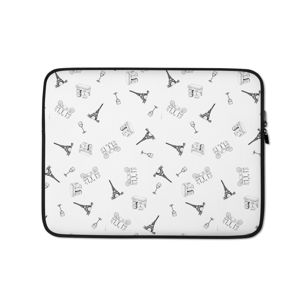 Paris chic Laptop Sleeve (13" or 15")