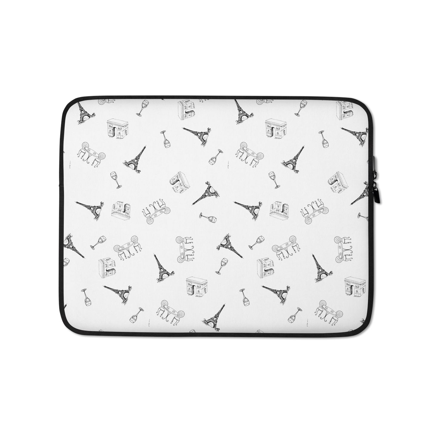 Paris chic Laptop Sleeve (13" or 15")