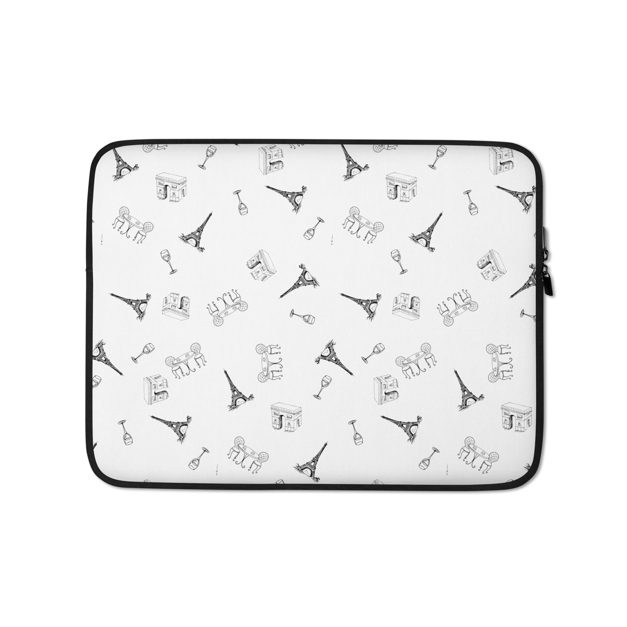 Paris chic Laptop Sleeve (13" or 15")