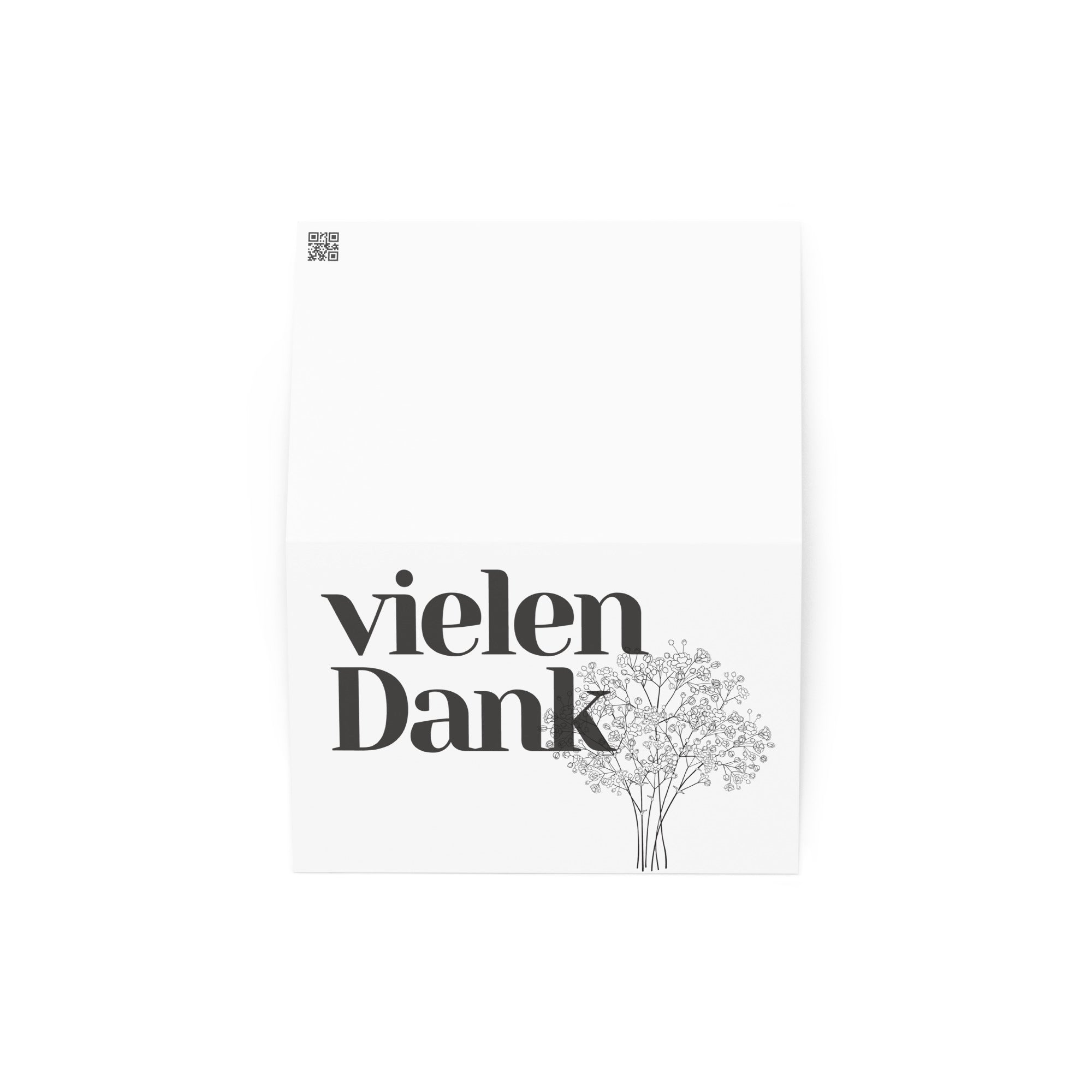Vielen Dank German thank you Greeting card