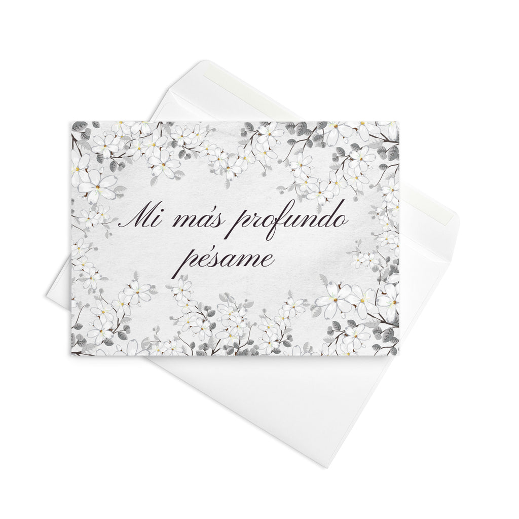 Mi más profundo pésame sympathy card