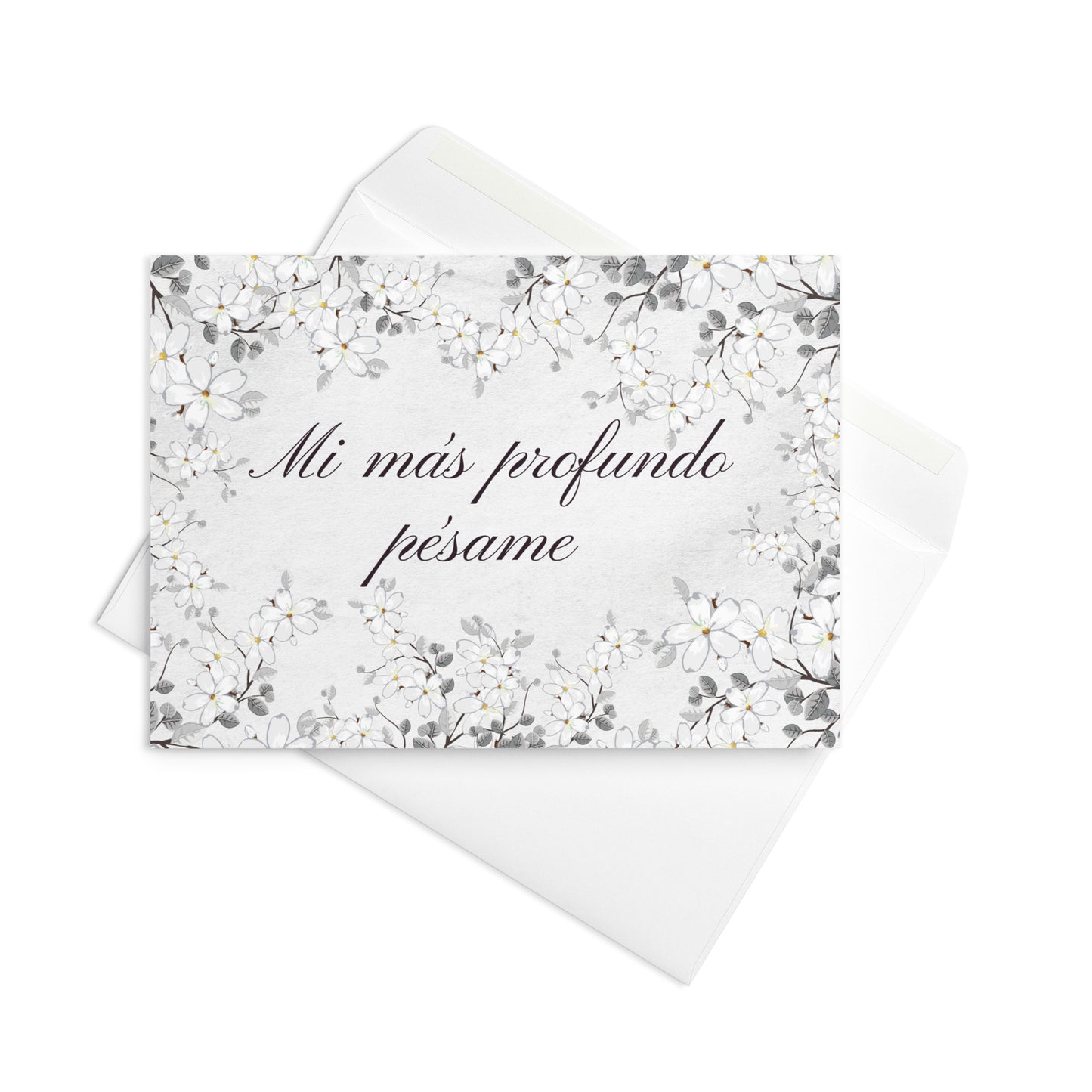 Mi más profundo pésame sympathy card