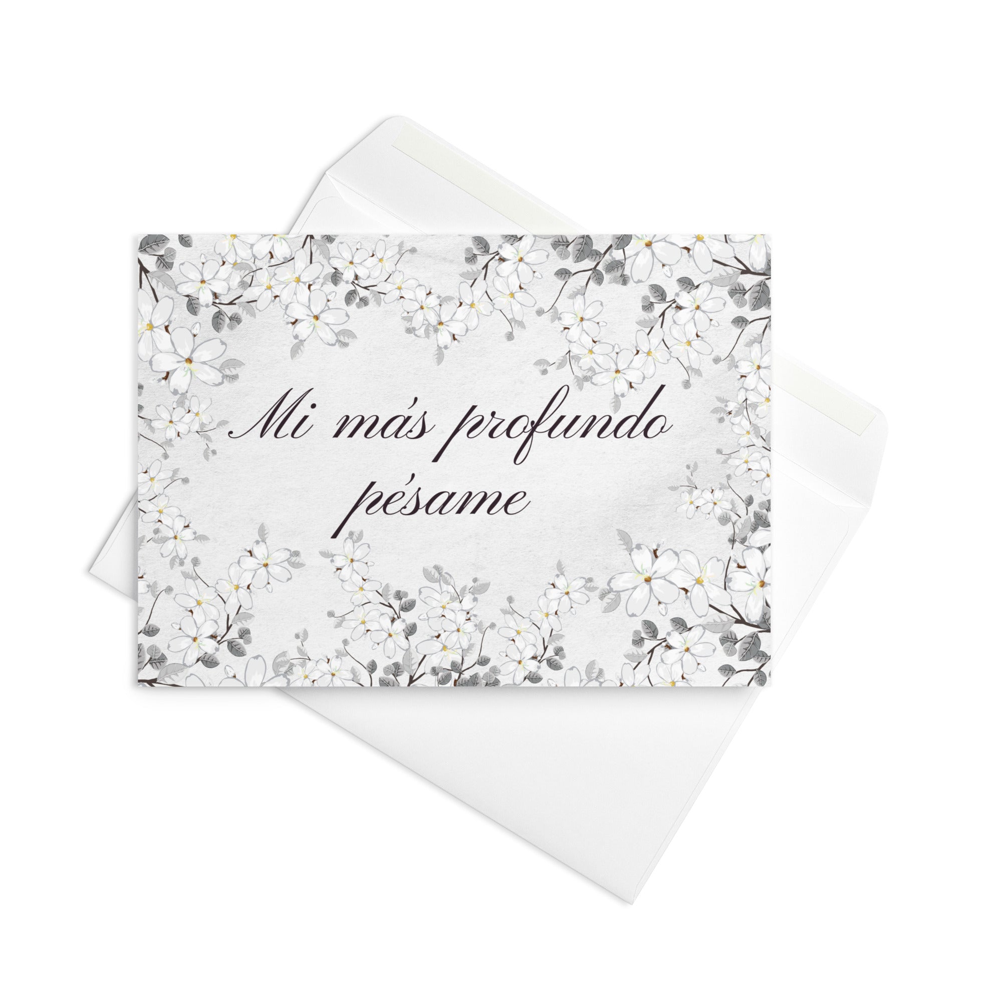 Mi más profundo pésame sympathy card