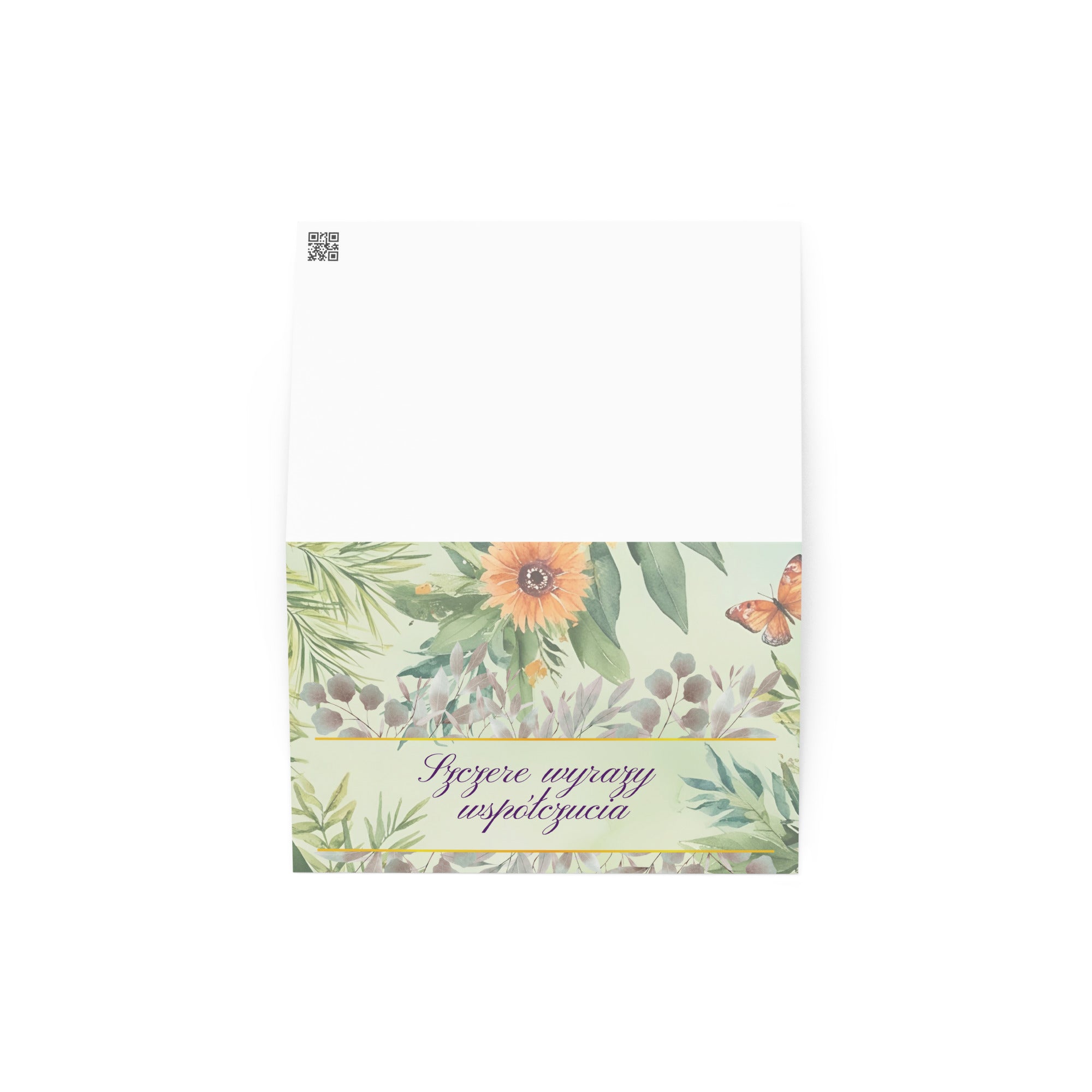 szczere wyrazy współczucia Greeting card - La Vie Bien - Card for loss of family - Card for loss of friend