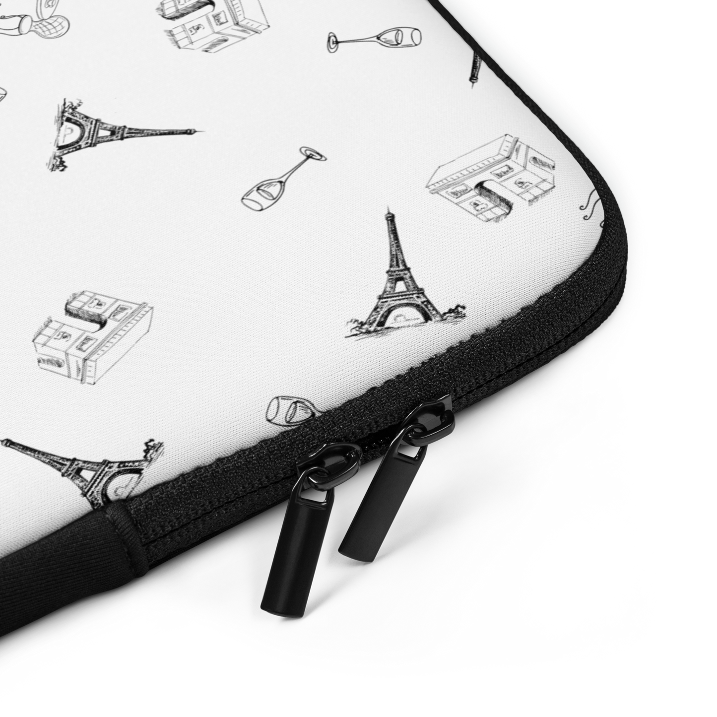 Paris chic Laptop Sleeve (13" or 15")