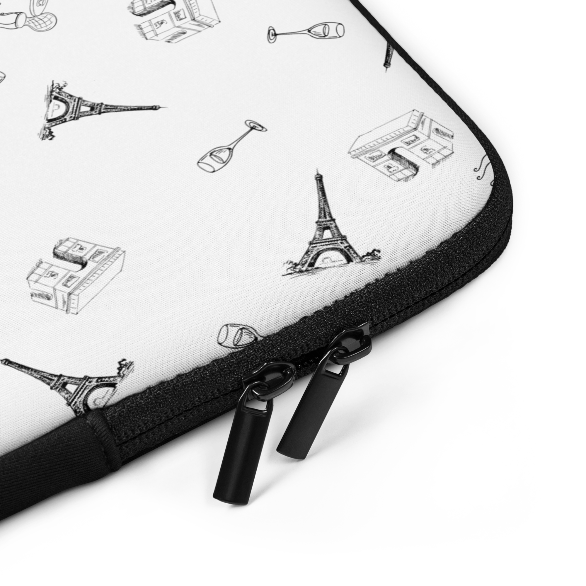 Paris chic Laptop Sleeve (13" or 15")