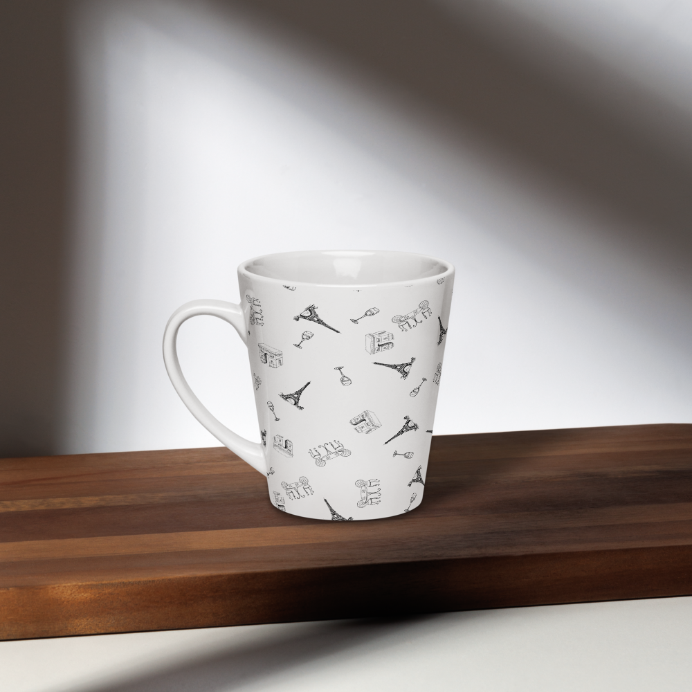 Parisian vibes Latte mug
