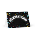 Félicitations confetti Greeting card by La Vie Bien
