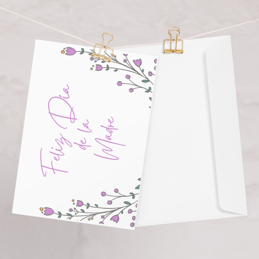 Feliz Día de la Madre Greeting card, Mother's day