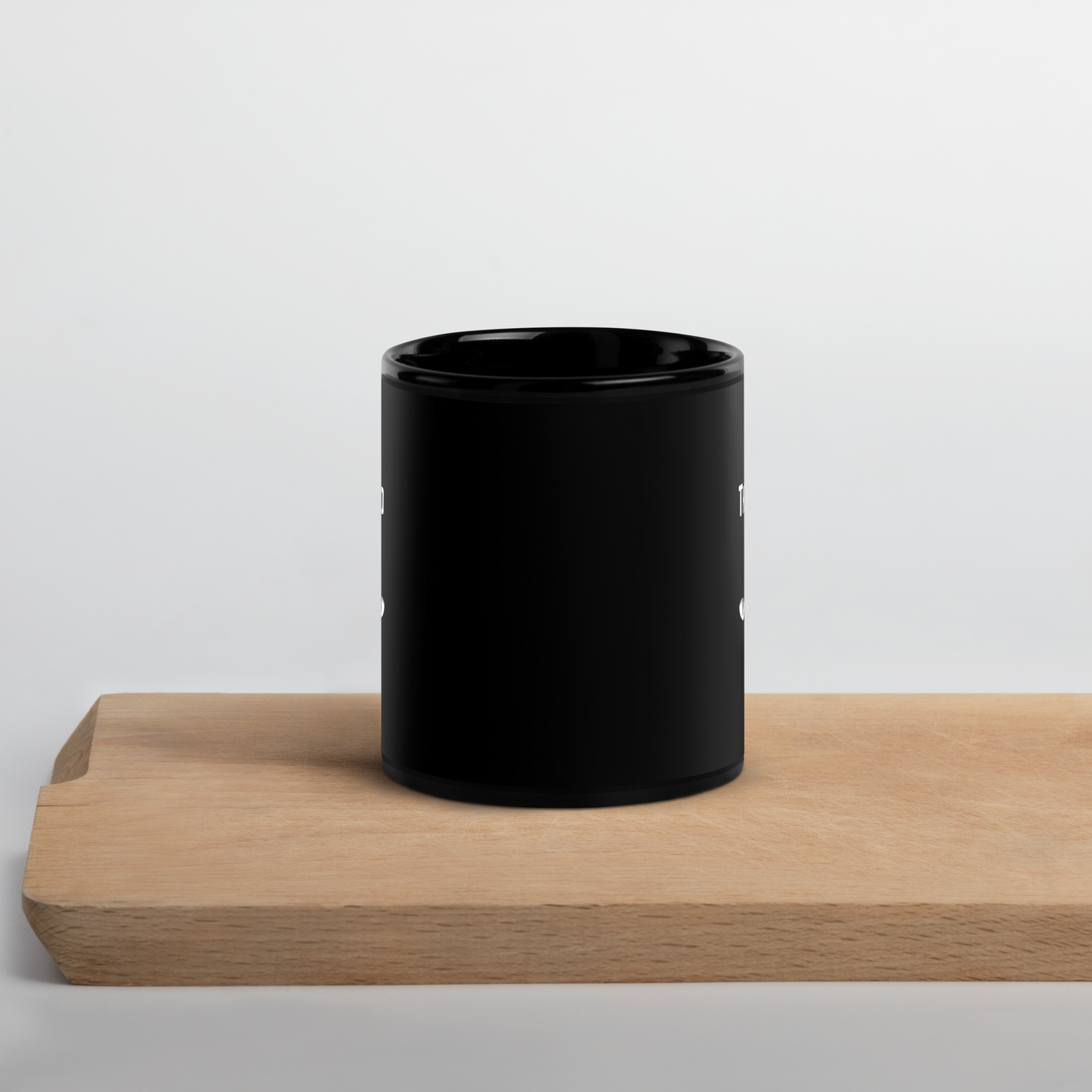 The Void Black Cat Glossy Mug