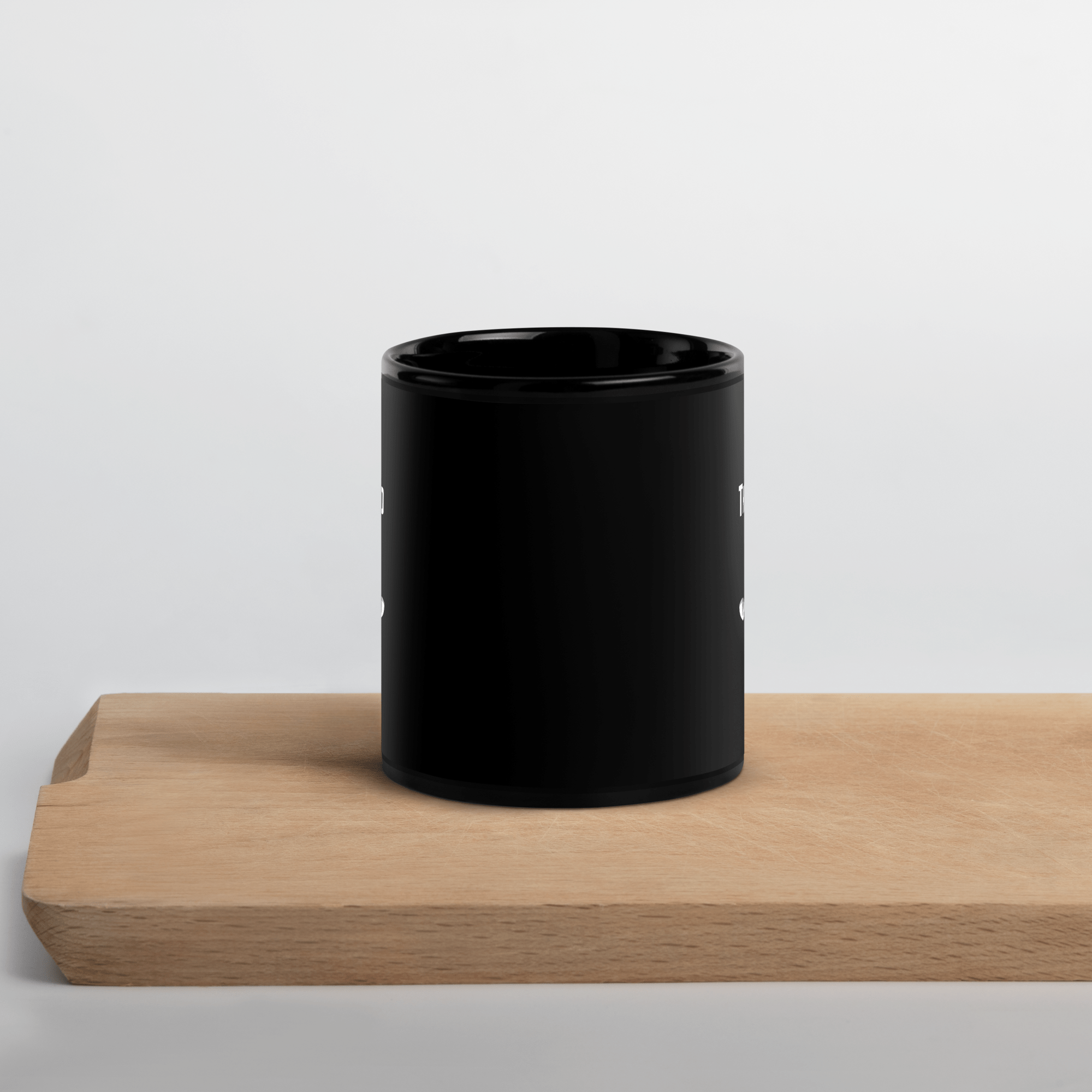 The Void Black Cat Glossy Mug