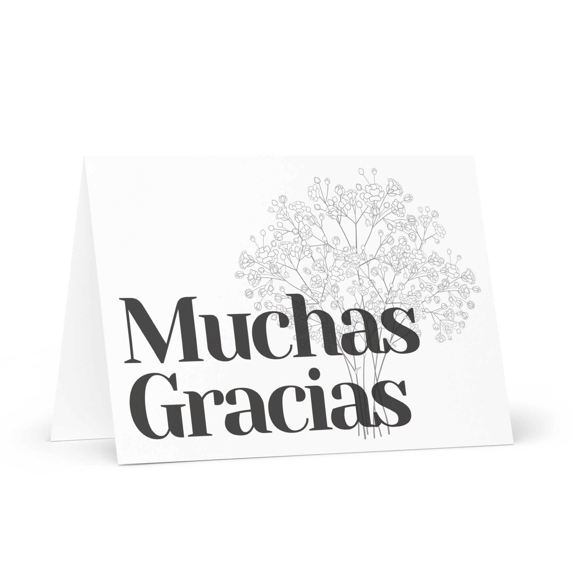 Muchas gracias Greeting card