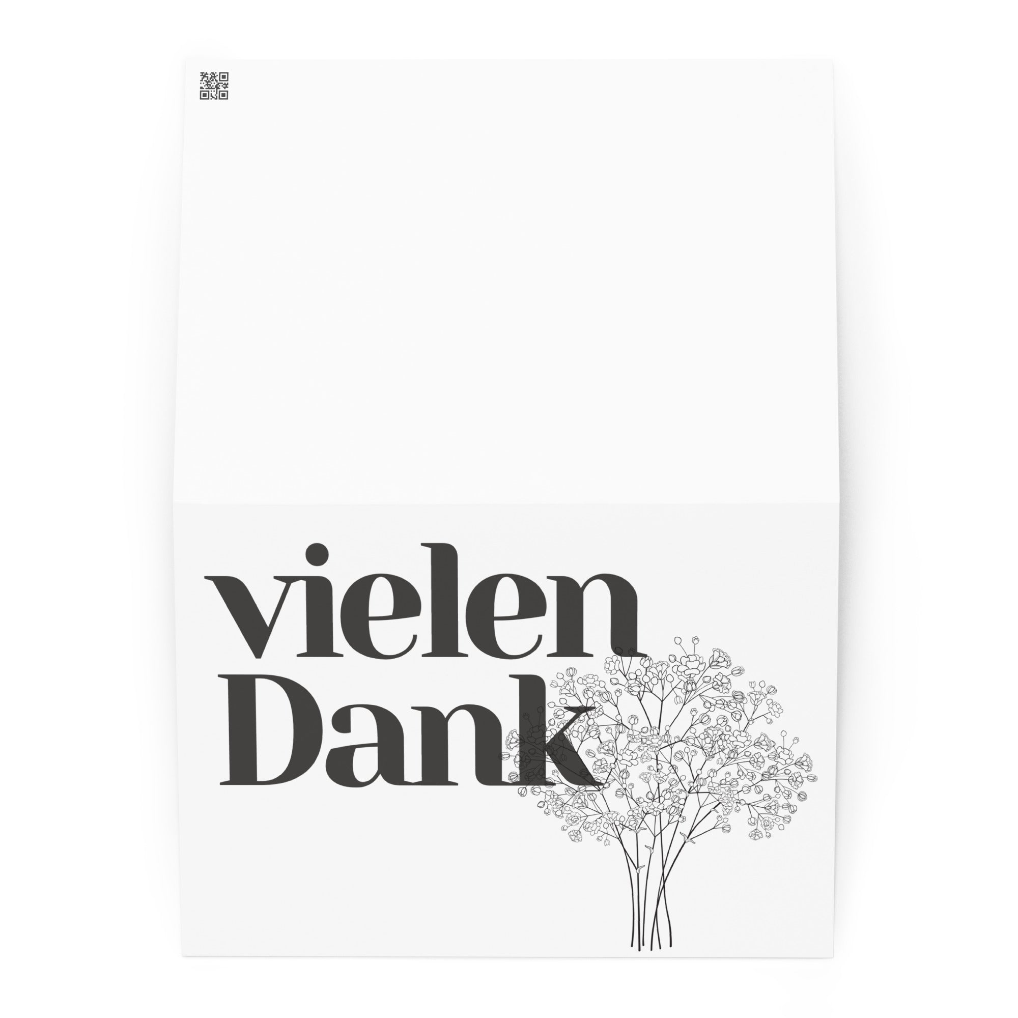Vielen Dank German thank you Greeting card