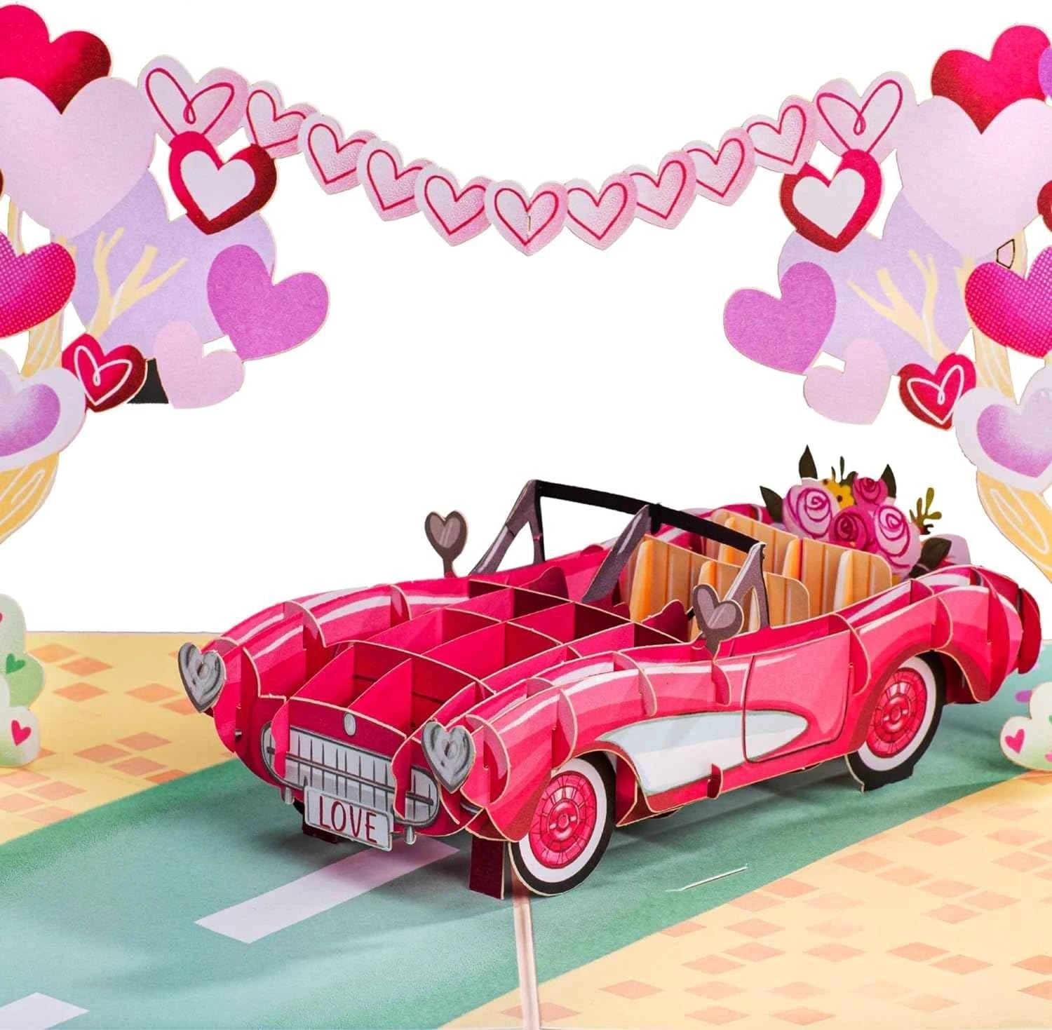 Road to Love Pop Up Card - 5" x 7" by Paper Love