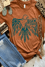 Roam Free Tee (Boho/Western) Clothing La Vie Bien Roam Free Tee (Boho/Western)