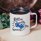 Rollin with the Homies Chanukah Travel Mug by Salt Sparkle Shalom