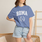 Roma College-Style T-Shirt — Vintage Italian Travel Tee with Colosseum graphic T-Shirt La Vie Bien Roma College-Style T-Shirt — Vintage Italian Travel Tee with Colosseum graphic