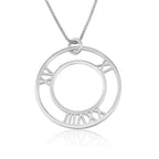 Roman Numeral Circle Necklace La Vie Bien Roman Numeral Circle Necklace