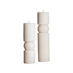 Roman Ribbed Pillar Candle