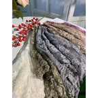 Romance Novel Heroine Blossom Embroidered Floral Lace Small Shawl Scarf or Shrug by The Bullish Store