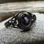 Romantic Celtic Knot Ring in Sterling Silver Ring La Vie Bien Romantic Celtic Knot Ring in Sterling Silver