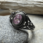 Romantic Celtic Knot Ring in Sterling Silver Ring La Vie Bien Romantic Celtic Knot Ring in Sterling Silver