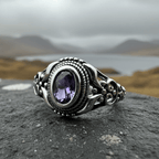 Romantic Celtic Knot Ring in Sterling Silver Ring La Vie Bien Romantic Celtic Knot Ring in Sterling Silver