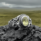 Romantic Celtic Knot Ring in Sterling Silver Ring La Vie Bien Romantic Celtic Knot Ring in Sterling Silver