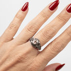 Romantic Celtic Knot Ring in Sterling Silver Ring La Vie Bien Romantic Celtic Knot Ring in Sterling Silver
