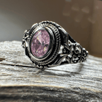 Romantic Celtic Knot Ring in Sterling Silver Ring La Vie Bien Romantic Celtic Knot Ring in Sterling Silver