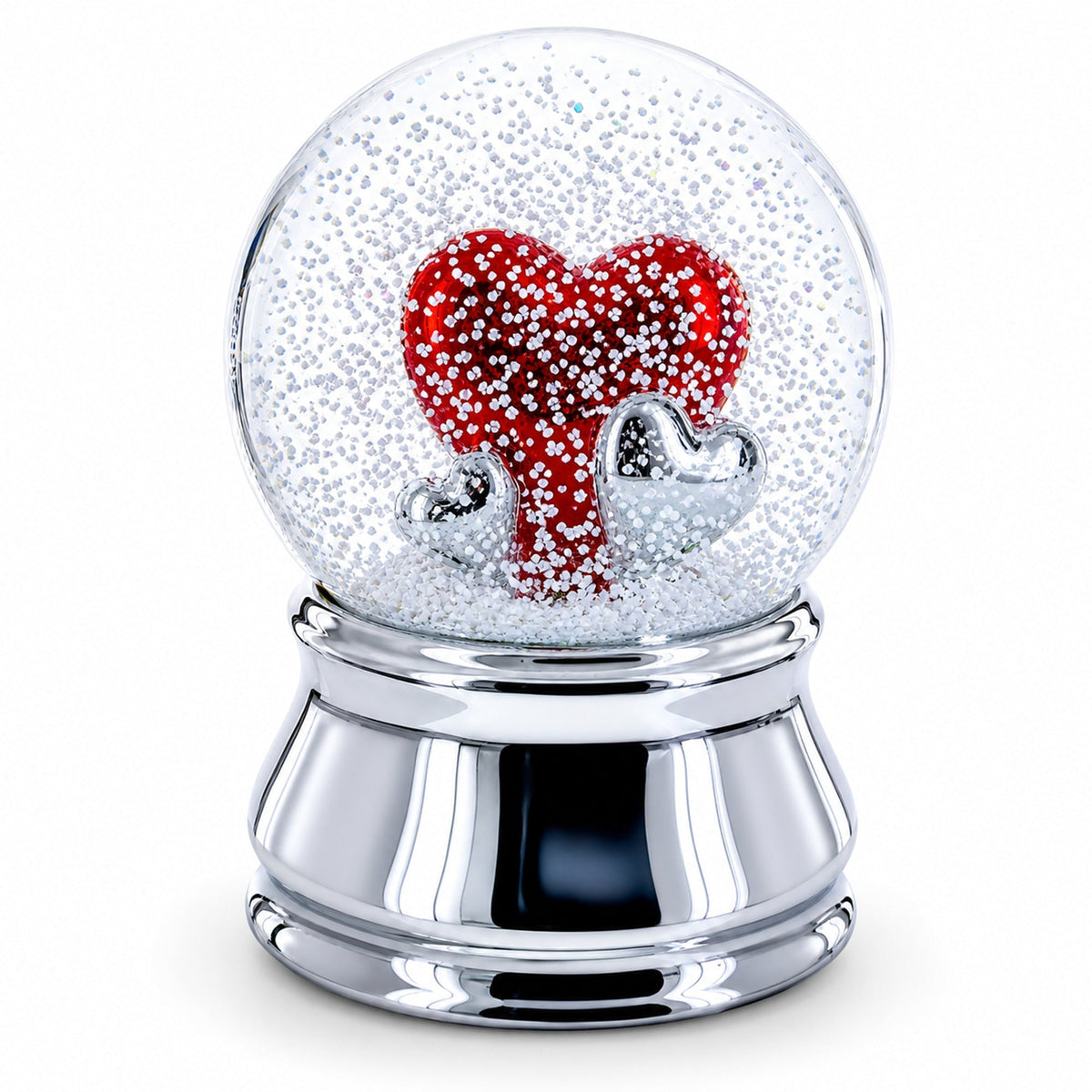 Romantic Red Heart in Love Glass Musical Water Snow Globe Snow Globes > Love La Vie Bien Romantic Red Heart in Love Glass Musical Water Snow Globe