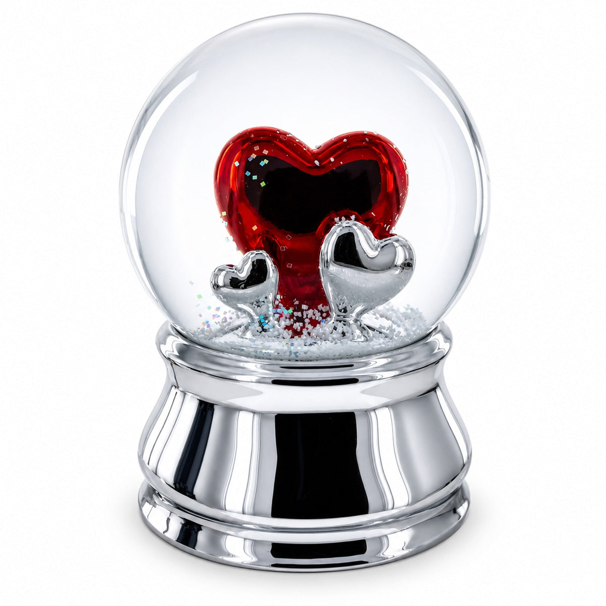 Romantic Red Heart in Love Glass Musical Water Snow Globe Snow Globes > Love La Vie Bien Romantic Red Heart in Love Glass Musical Water Snow Globe