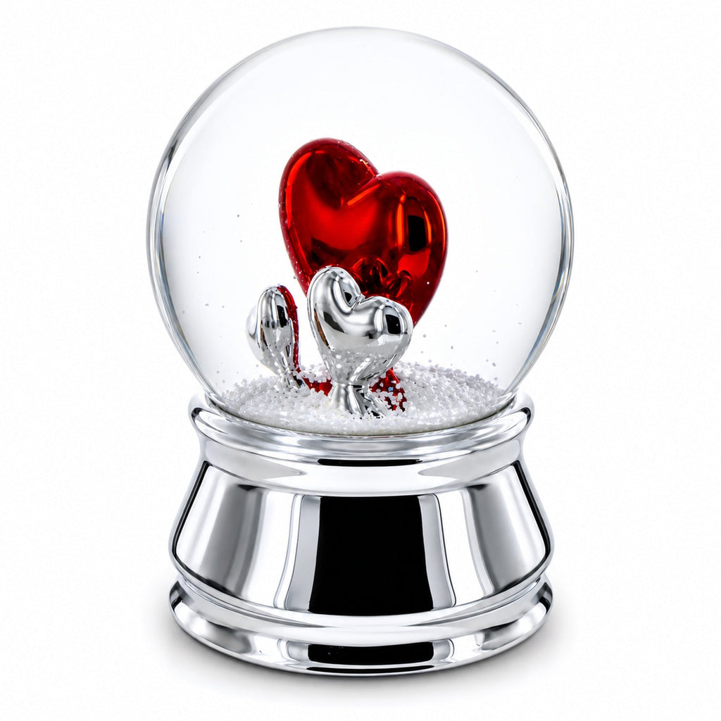Romantic Red Heart in Love Glass Musical Water Snow Globe Snow Globes > Love La Vie Bien Romantic Red Heart in Love Glass Musical Water Snow Globe