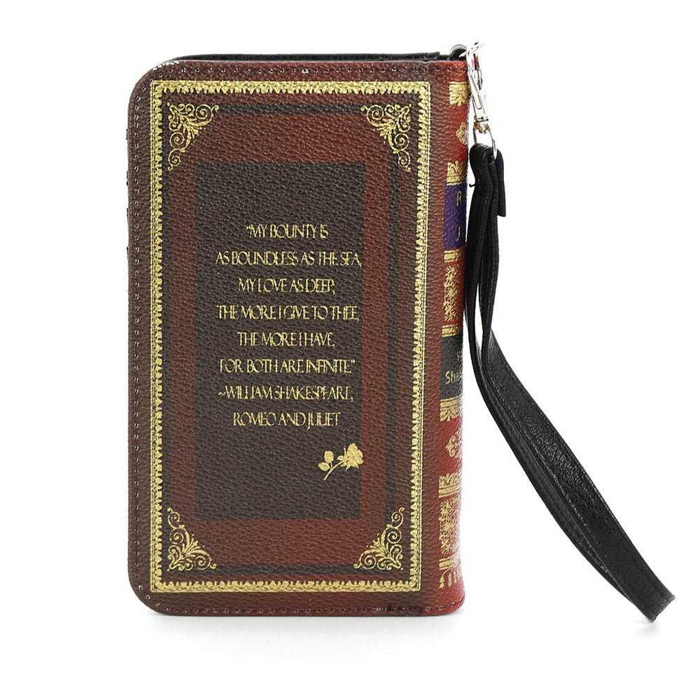 Romeo And Juliet Book Wallet Wristlet wallet La Vie Bien Romeo And Juliet Book Wallet Wristlet