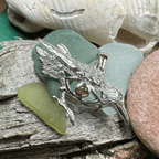 Rona Raven Necklace in Sterling Silver Pendant La Vie Bien Rona Raven Necklace in Sterling Silver