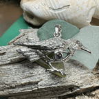 Rona Raven Necklace in Sterling Silver Pendant La Vie Bien Rona Raven Necklace in Sterling Silver