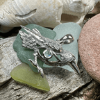 Rona Raven Necklace in Sterling Silver Pendant La Vie Bien Rona Raven Necklace in Sterling Silver