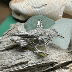 Rona Raven Necklace in Sterling Silver Pendant La Vie Bien Rona Raven Necklace in Sterling Silver