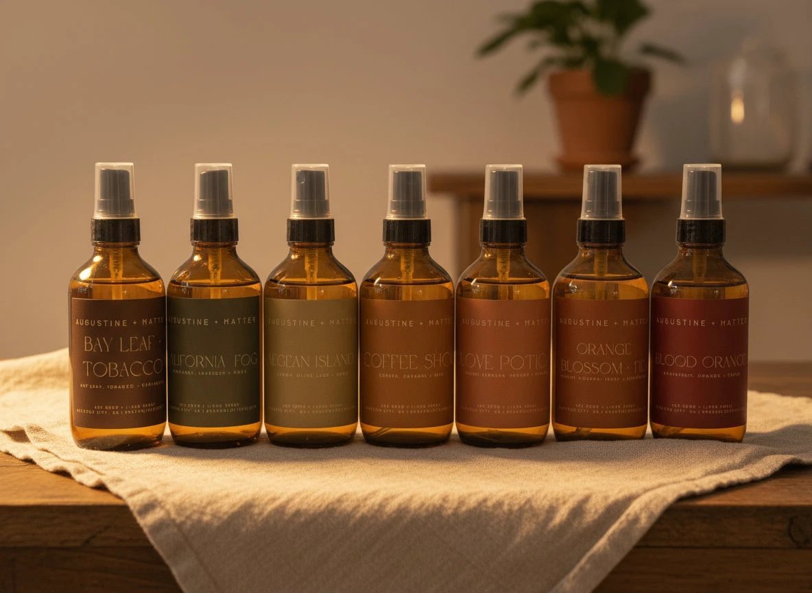 Room + Linen Sprays - 4oz by Augustine + Matter Candle Studio LLC