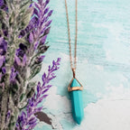 Rose Gold Spike Layering Necklace Crystal Necklaces La Vie Bien Rose Gold Spike Layering Necklace