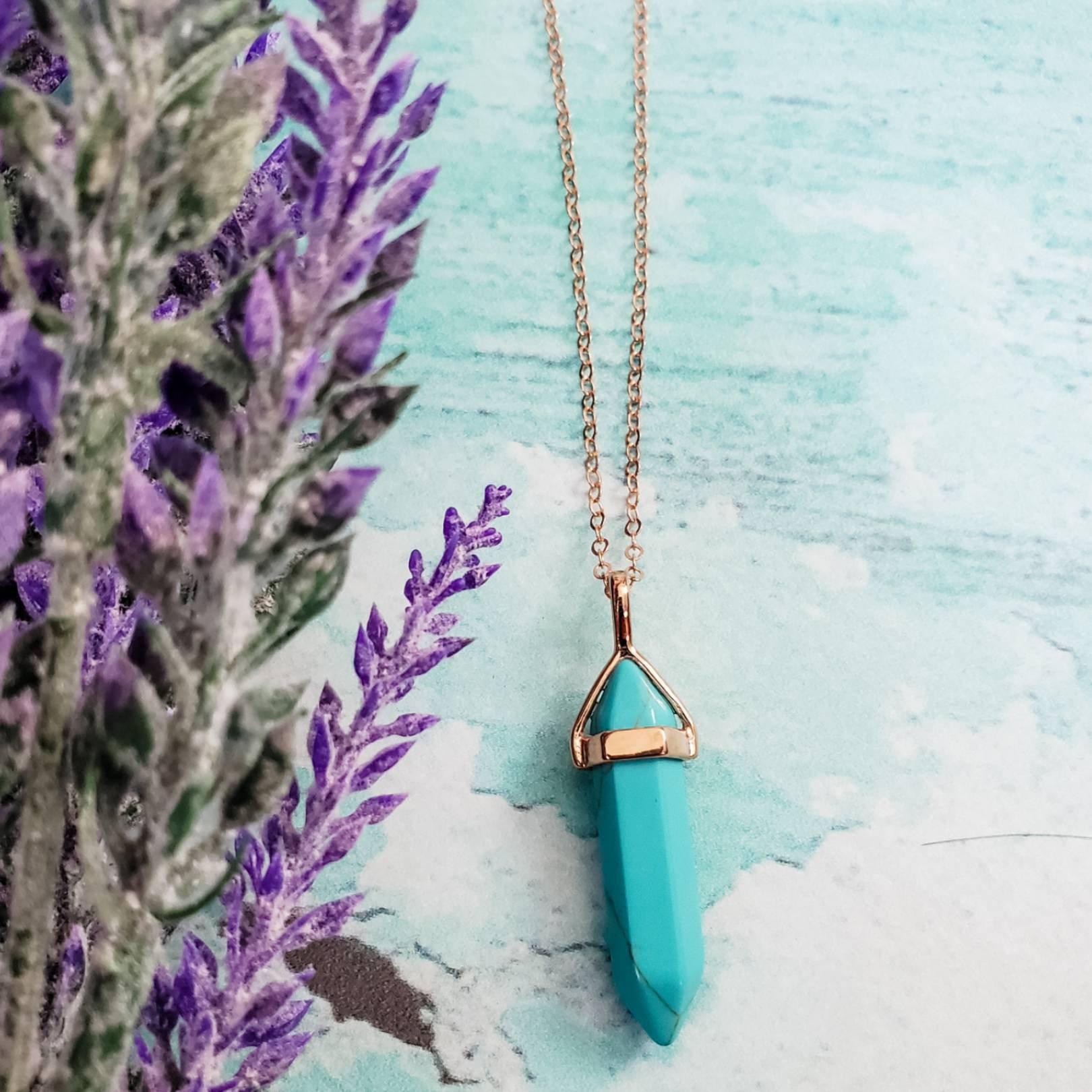 Rose Gold Spike Layering Necklace Crystal Necklaces La Vie Bien Rose Gold Spike Layering Necklace