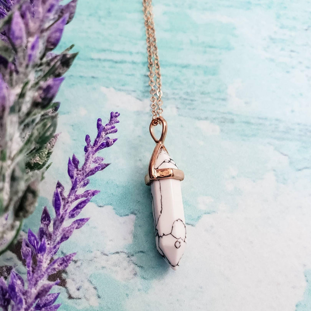 Rose Gold Spike Layering Necklace Crystal Necklaces La Vie Bien Rose Gold Spike Layering Necklace