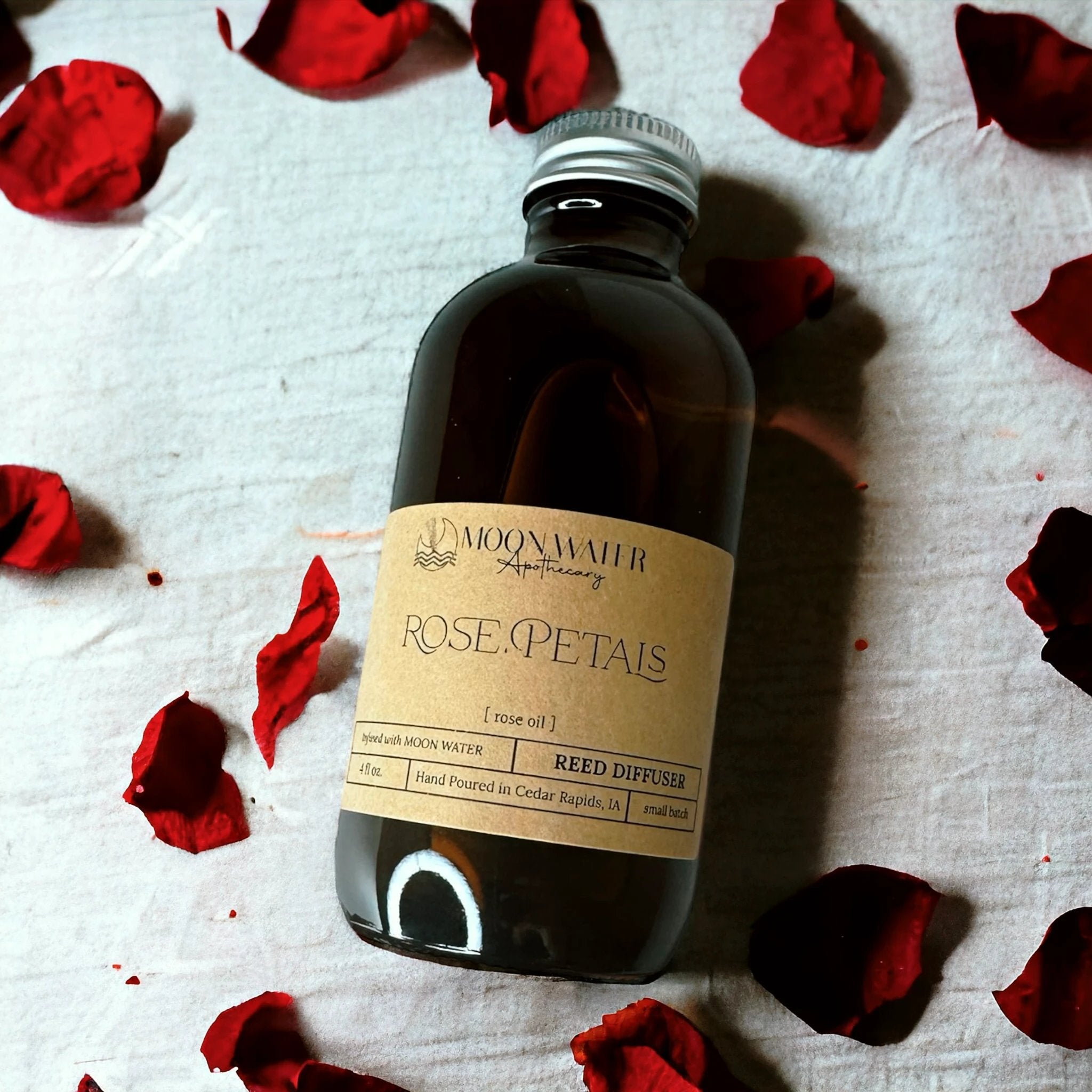 Rose Petals - REED DIFFUSER - by Moon Water Apothecary!