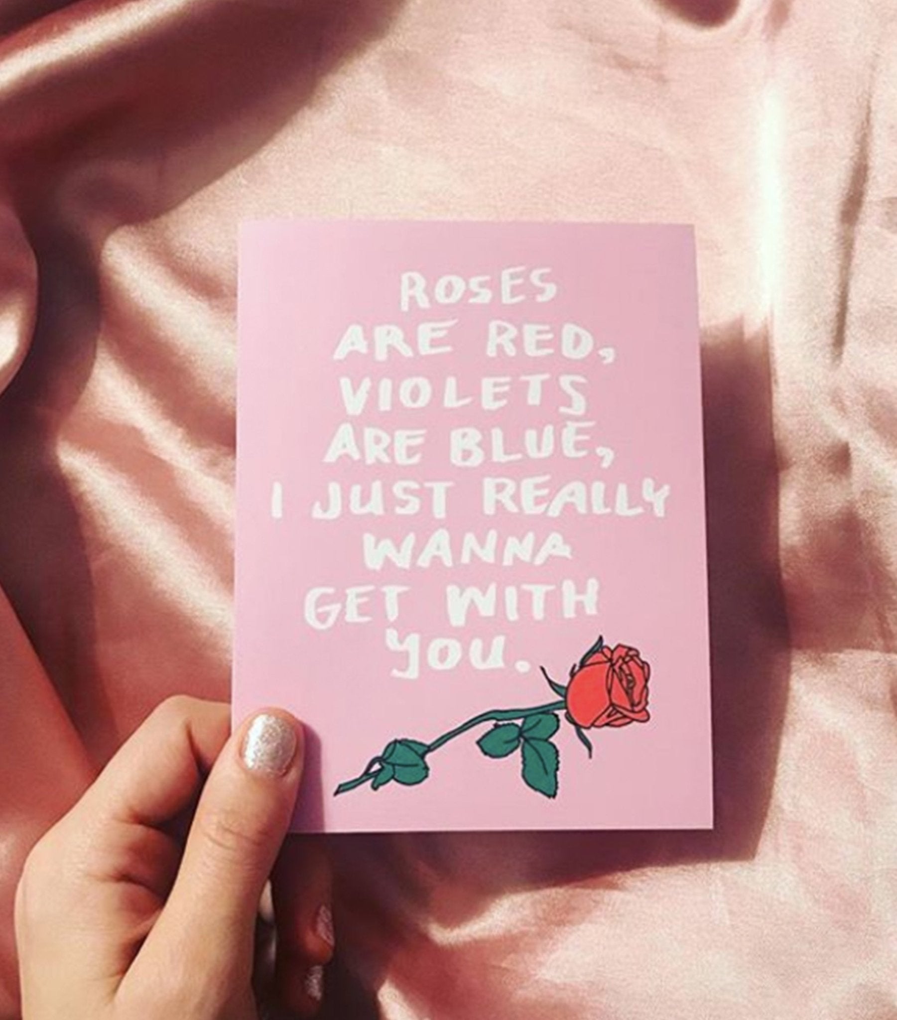 Roses Are Red Pink Cards La Vie Bien Roses Are Red Pink