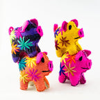 Rosie the Pig: Repurposed Wool Boho Decor - Mexico Decor La Vie Bien Rosie the Pig: Repurposed Wool Boho Decor - Mexico