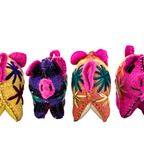 Rosie the Pig: Repurposed Wool Boho Decor - Mexico Decor La Vie Bien Rosie the Pig: Repurposed Wool Boho Decor - Mexico